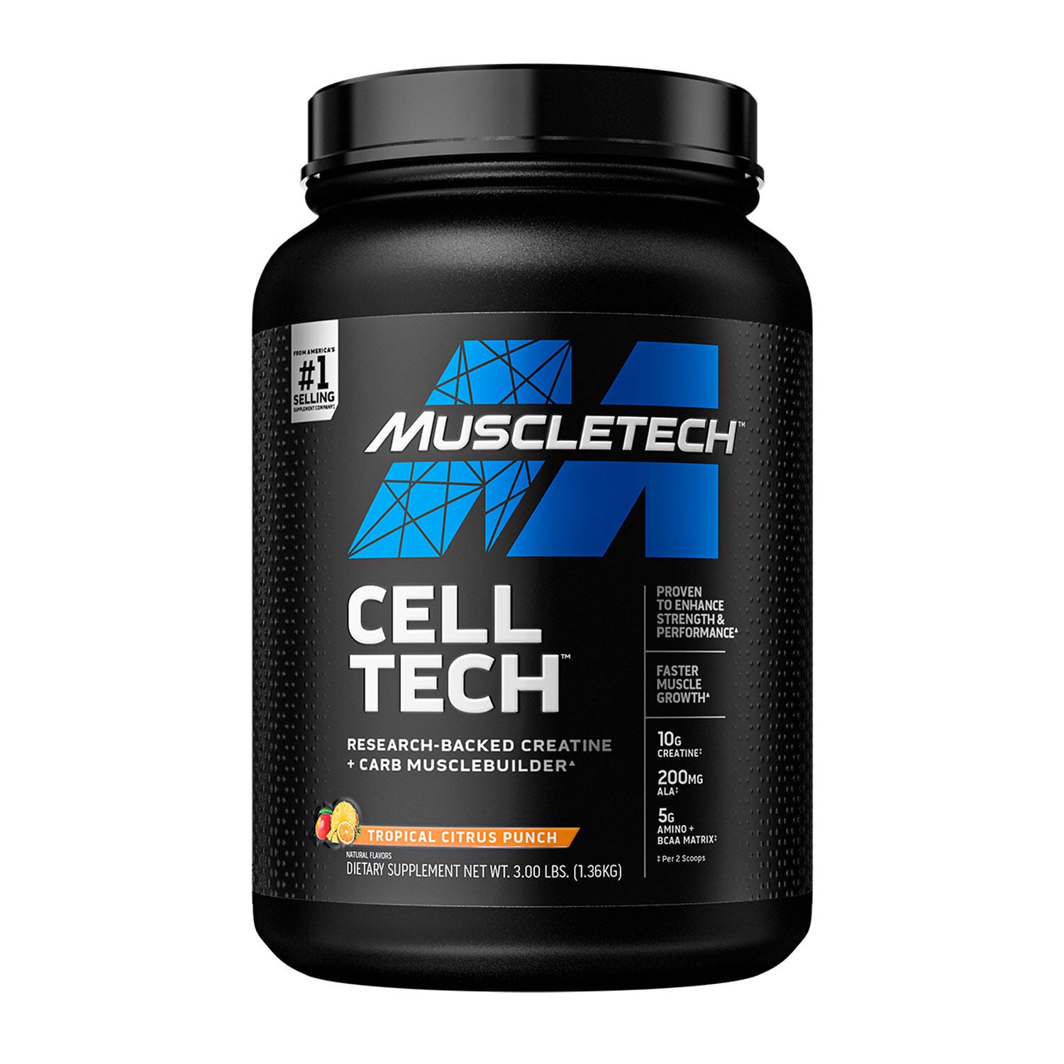 Cell Tech&trade; Research Baked Creatine + Carb Musclebuilder - Tropical Citrus Punch (27 Servings) Tropical Citrus Punch | GNC